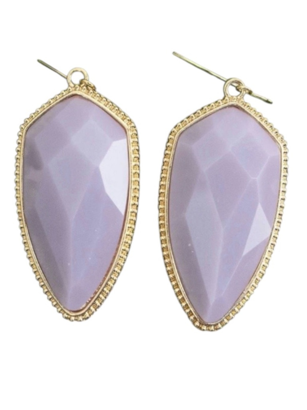 No. 3 Miara Lavender Petal Earrings (NWT)